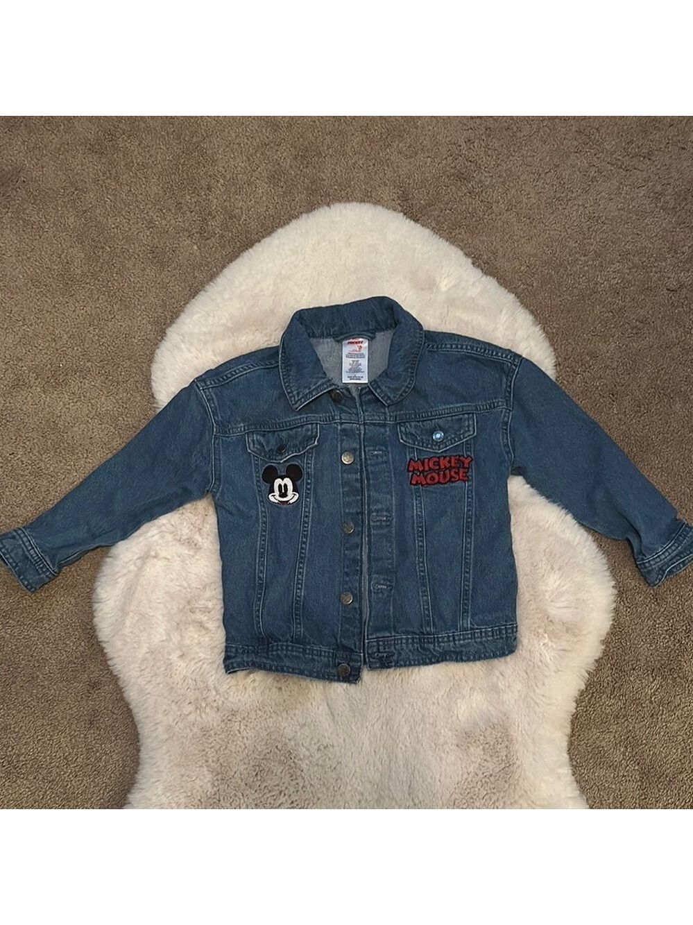 Mickey Mouse Boys Demin Jacket size 6